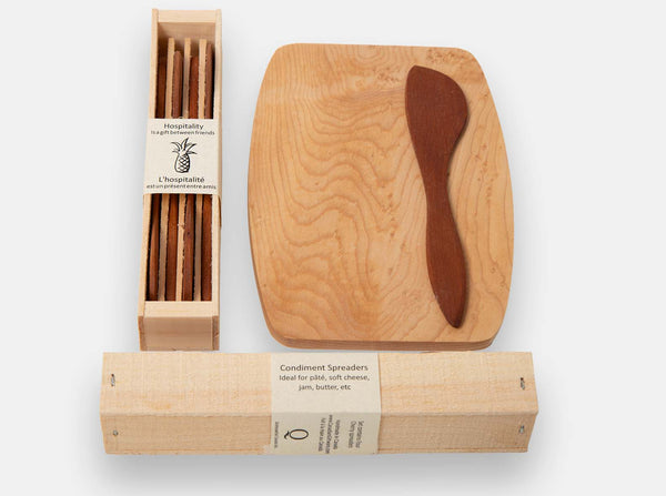 Wood Condiment Spreaders (Set of 4)